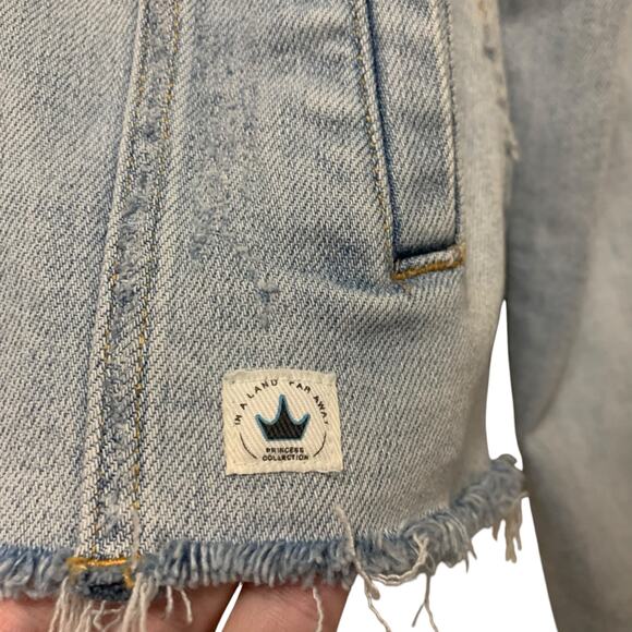 Disney Princess "Let Your Power Shine Denim Jacket Womens Size L - Picture 6 of 11